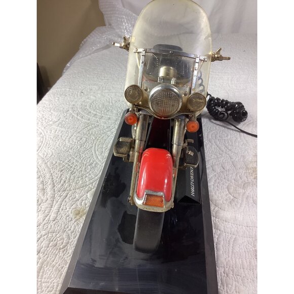 Harley-Davidson Red Heritage Softail Model Collectible Motorcycle Telephone - Picture 9 of 14